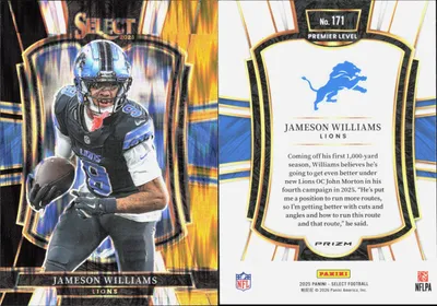 Jameson Williams 2025 Panini Select