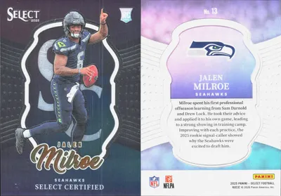 Jalen Milroe 2025 Panini Select