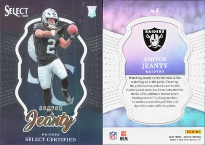 Ashton Jeanty 2025 Panini Select