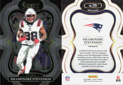 Rhamondre Stevenson 2025 Panini Select