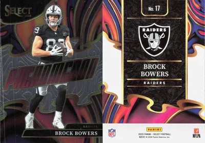 Brock Bowers 2025 Panini Select