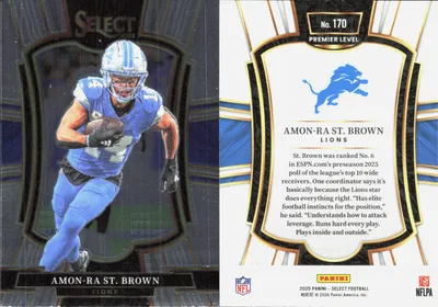 Amon-Ra St. Brown 2025 Panini Select