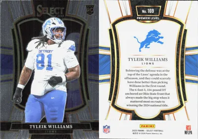 Tyleik Williams 2025 Panini Select