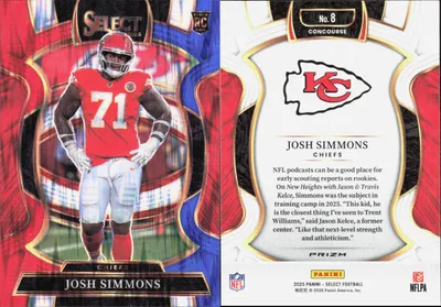 Josh Simmons 2025 Panini Select