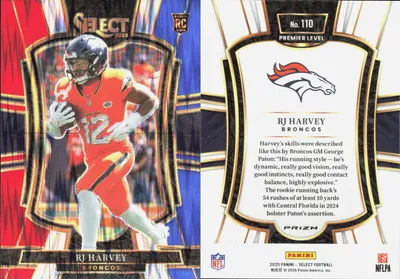 RJ Harvey 2025 Panini Select