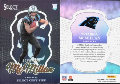 Tetairoa McMillan 2025 Panini Select