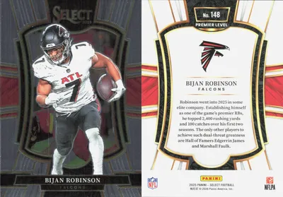 Bijan Robinson 2025 Panini Select