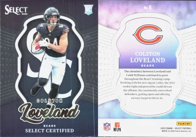 Colston Loveland 2025 Panini Select