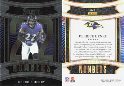 Derrick Henry 2025 Panini Select