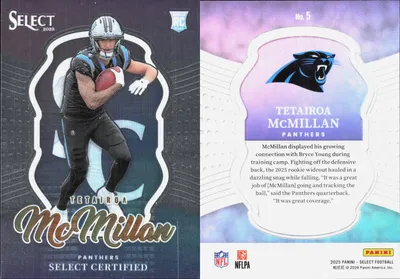 Tetairoa McMillan 2025 Panini Select