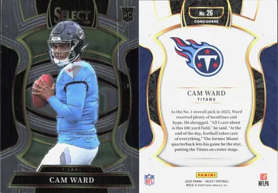 Cam Ward 2025 Panini Select