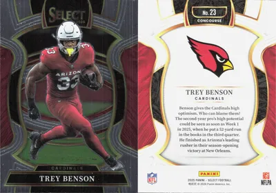 Trey Benson 2025 Panini Select