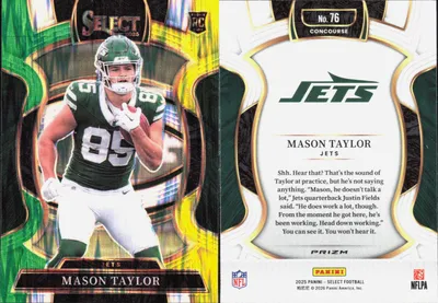 Mason Taylor 2025 Panini Select