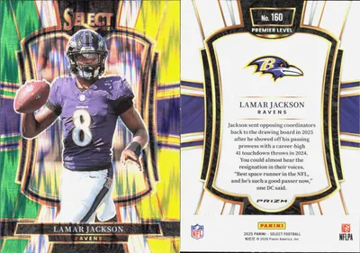 Lamar Jackson 2025 Panini Select