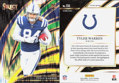 Tyler Warren card