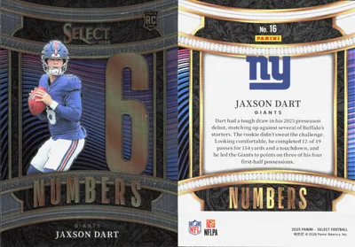 Jaxson Dart 2025 Panini Select