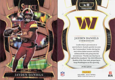 Jayden Daniels 2025 Panini Select