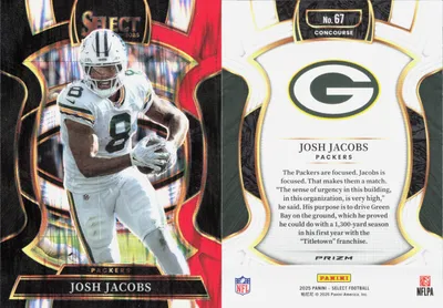Josh Jacobs 2025 Panini Select