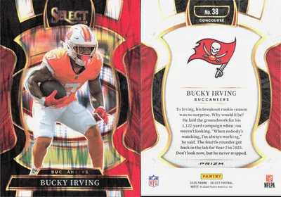 Bucky Irving 2025 Panini Select