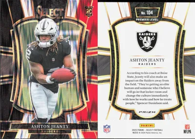 Ashton Jeanty 2025 Panini Select