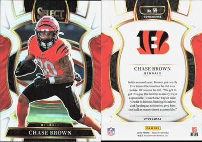 Chase Brown 2025 Panini Select