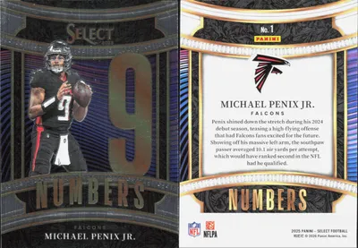 Michael Penix Jr. 2025 Panini Select