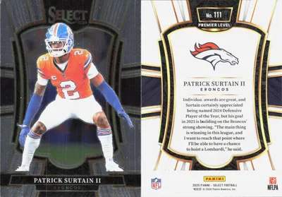 Patrick Surtain II 2025 Panini Select