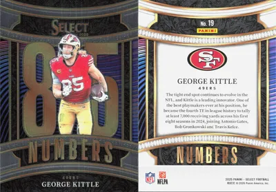 George Kittle 2025 Panini Select