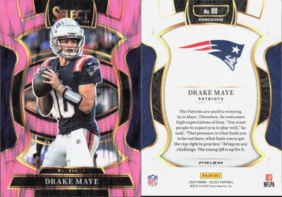 Drake Maye 2025 Panini Select
