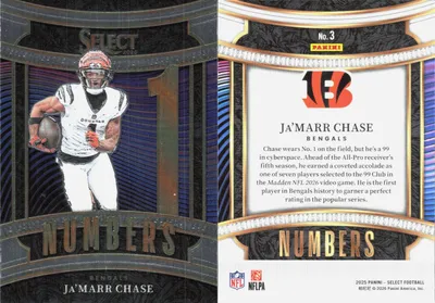 Ja'Marr Chase 2025 Panini Select