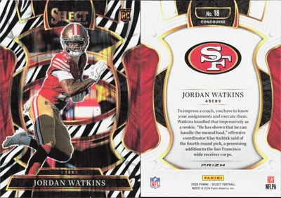 Jordan Watkins 2025 Panini Select