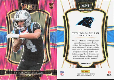 Tetairoa McMillan 2025 Panini Select