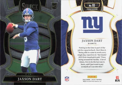 Jaxson Dart 2025 Panini Select