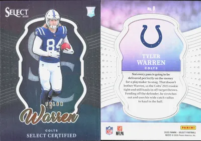 Tyler Warren 2025 Panini Select