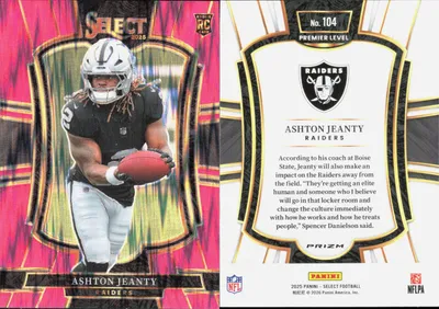 Ashton Jeanty 2025 Panini Select