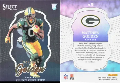 Matthew Golden 2025 Panini Select