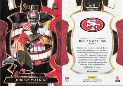 Jordan Watkins 2025 Panini Select