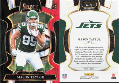 Mason Taylor 2025 Panini Select