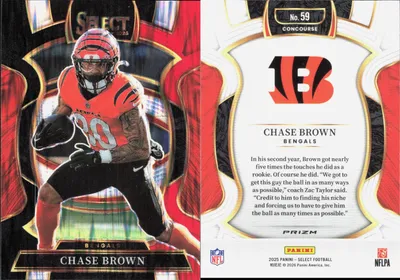 Chase Brown card