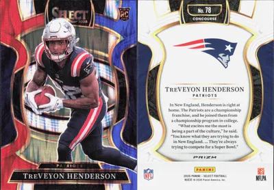 TreVeyon Henderson 2025 Panini Select