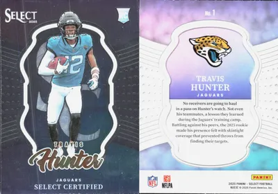 Travis Hunter 2025 Panini Select