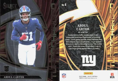 Abdul Carter 2025 Panini Select