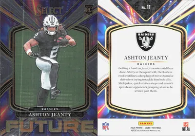 Ashton Jeanty 2025 Panini Select