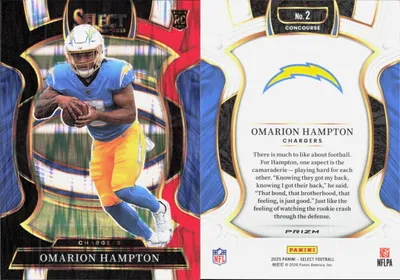 Omarion Hampton 2025 Panini Select