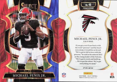 Michael Penix Jr. 2025 Panini Select