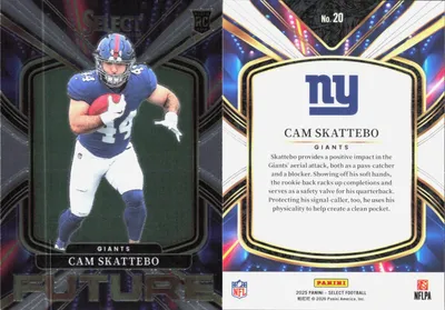 Cam Skattebo 2025 Panini Select