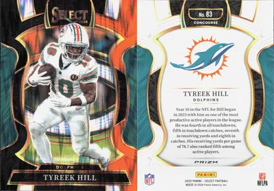 Tyreek Hill 2025 Panini Select