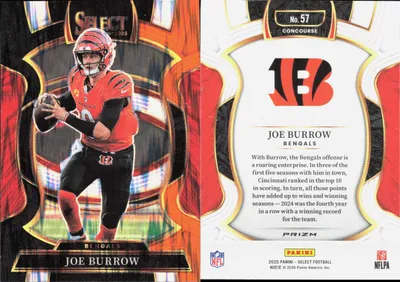 Joe Burrow 2025 Panini Select