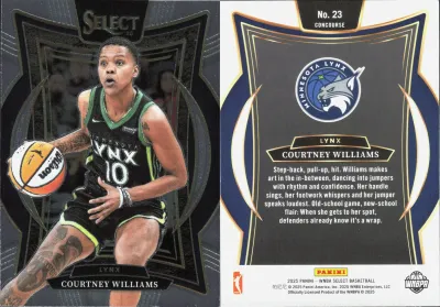 Courtney Williams — 2025 Panini Select