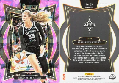 Elizabeth Kitley — 2025 Panini Select Pink Ice Prizms